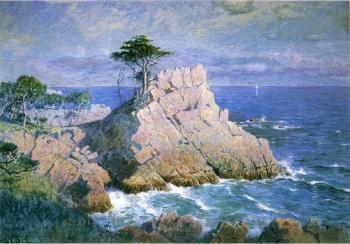 William Stanley Haseltine : Midway Point California aka Cypress Point near Monterey